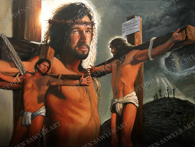 Call to Repentance, painting by Stephen Sawyer