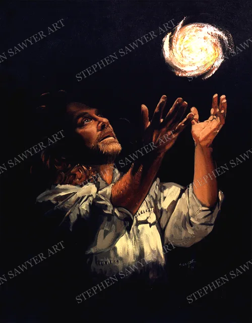 Catch the Fire, painting by Stephen Sawyer