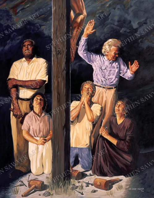 Faith, painting by Stephen Sawyer