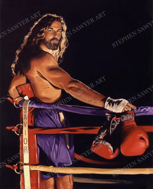 Undefeated, painting by Stephen Sawyer